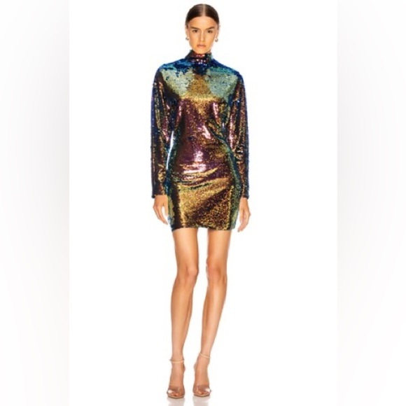 NWT $560 RTA Ansel Sequin Dress Ecstasy, size 8 - Picture 1 of 11
